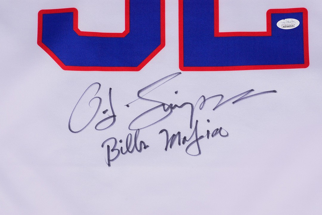 O.J. Simpson Signed Buffalo Bills Jersey - CharityStars