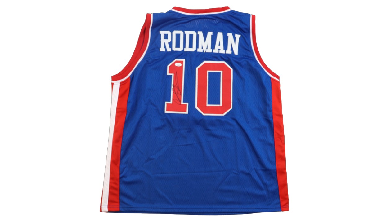 Dennis Rodman Chicago Bulls NBA Signed Shirt - CharityStars