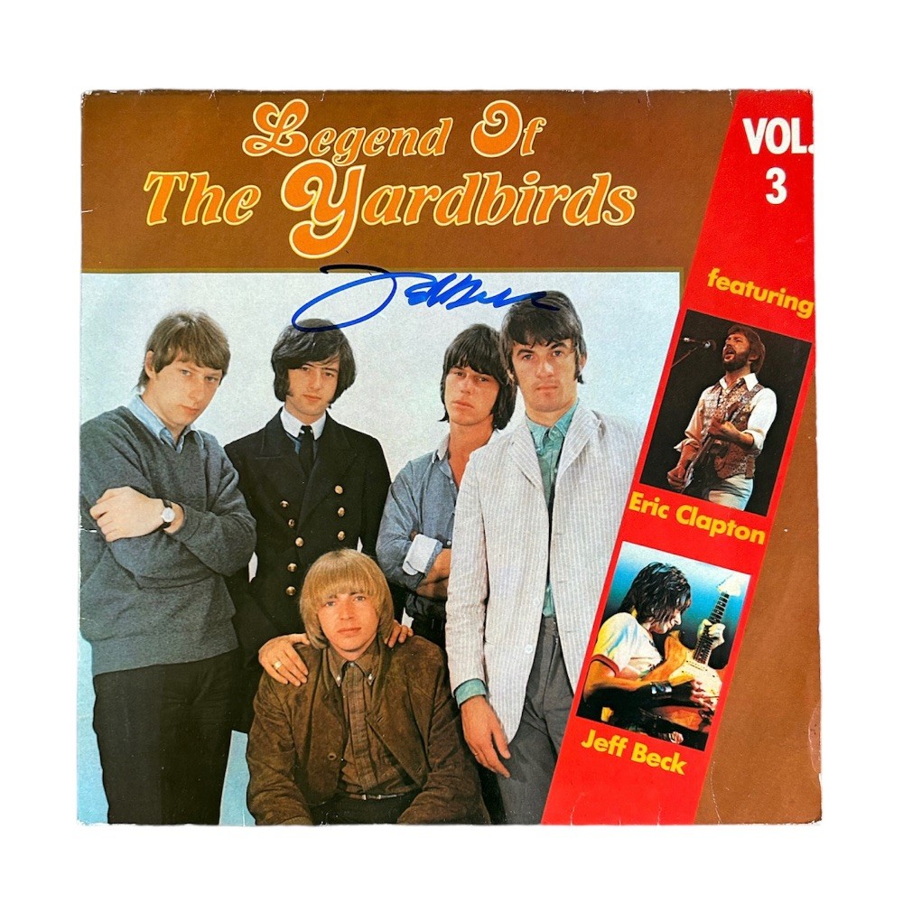 Vinile Legend Of The Yardbirds autografato da Jeff Beck degli Yardbirds -  CharityStars