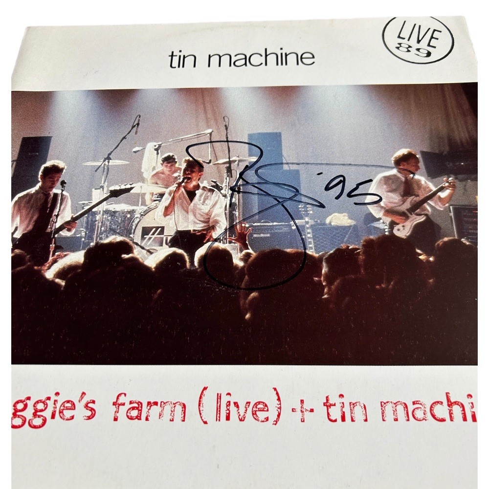 David Bowie Signed 'Tin Machine: Live 89' Vinyl LP - CharityStars