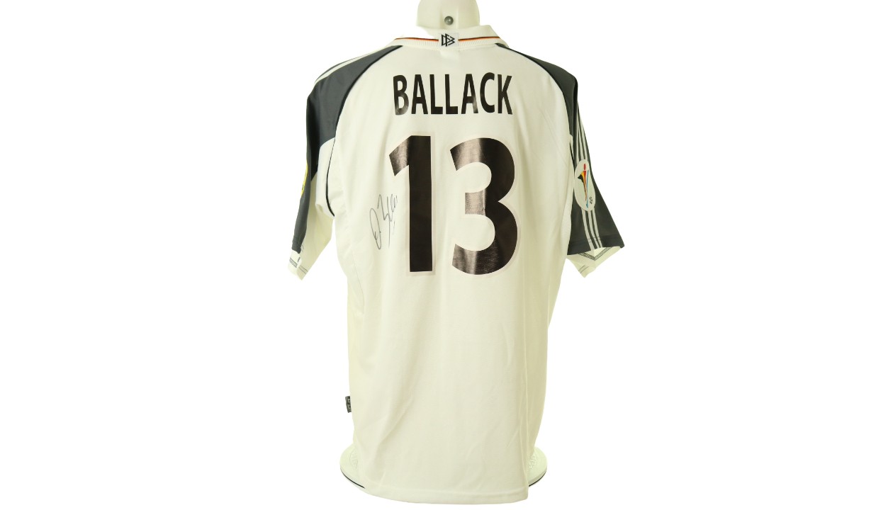 BALLACK CHELSEA 08-09 SIGNED SOCCER JERSEY GERMANY wCOA