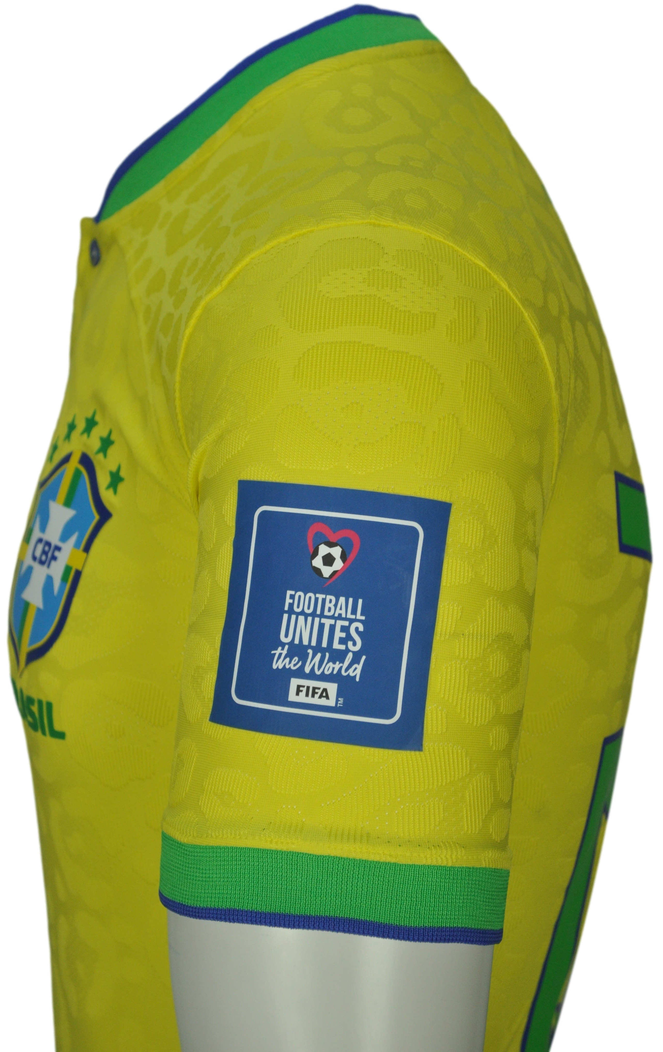 Vinicius Jr.'s Brazil Match Shirt, WC Qualifiers 2022 - CharityStars