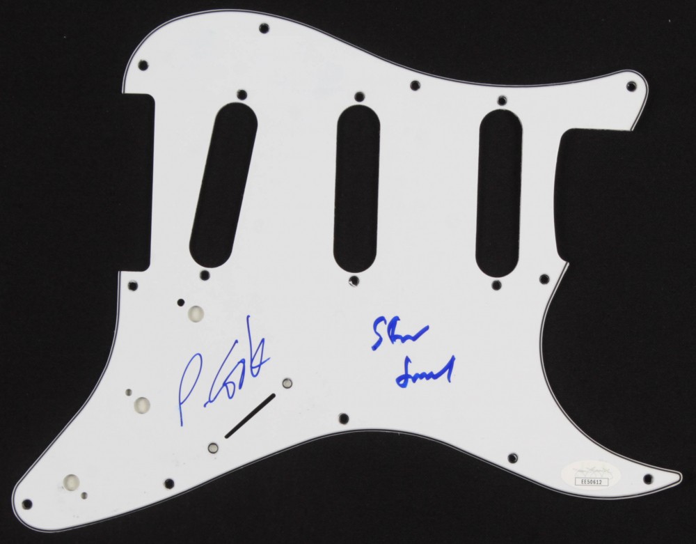 The Sex Pistols Signed Guitar Pick Guard Charitystars 1722