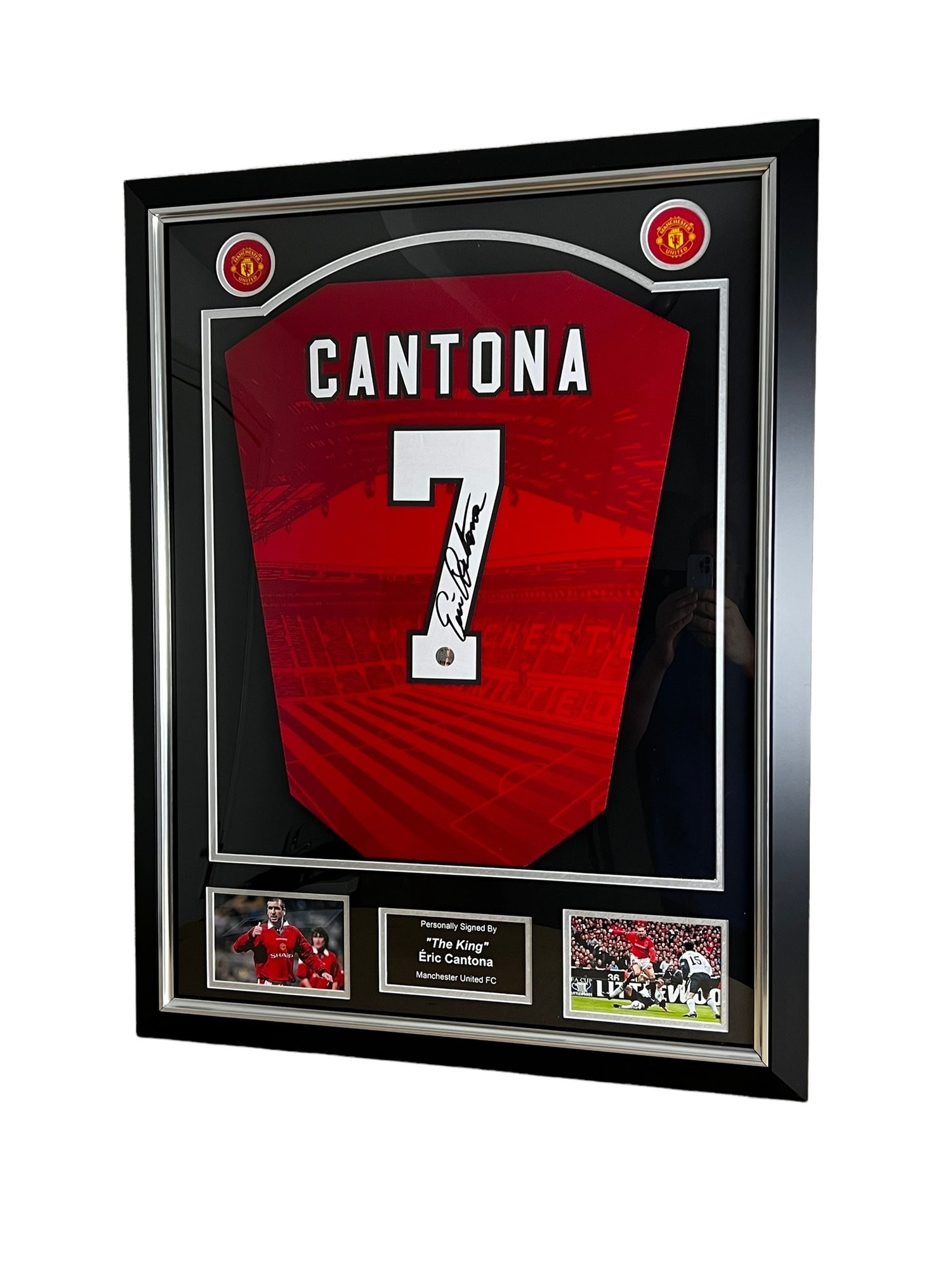 Eric Cantona Signed Official Replica Manchester United 1994 Shirt -  CharityStars