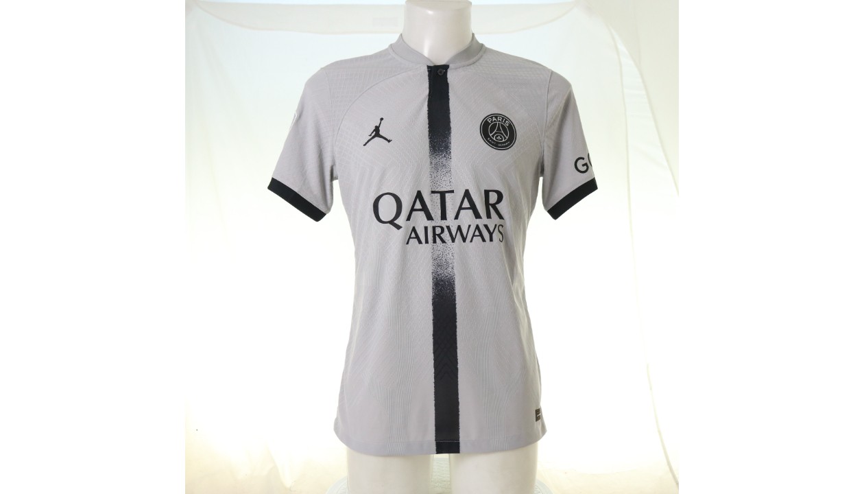 Hakimi's Worn and Unwashed Shirt, Club Brugge-PSG 2021 - CharityStars