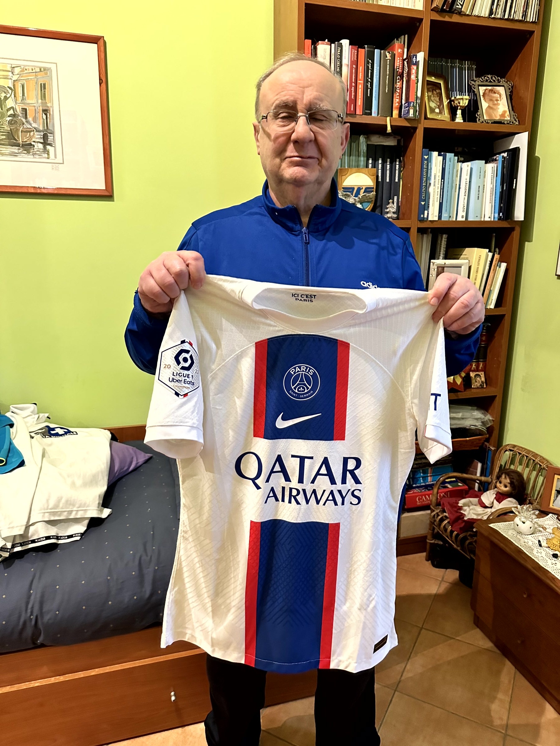 Messi's PSG Match Shirt, 2022/23 - CharityStars