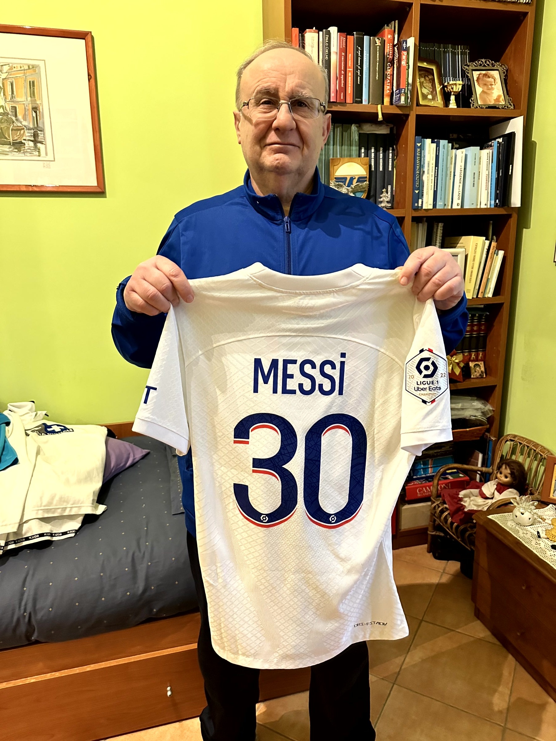 Messi's PSG Signed Shirt - CharityStars