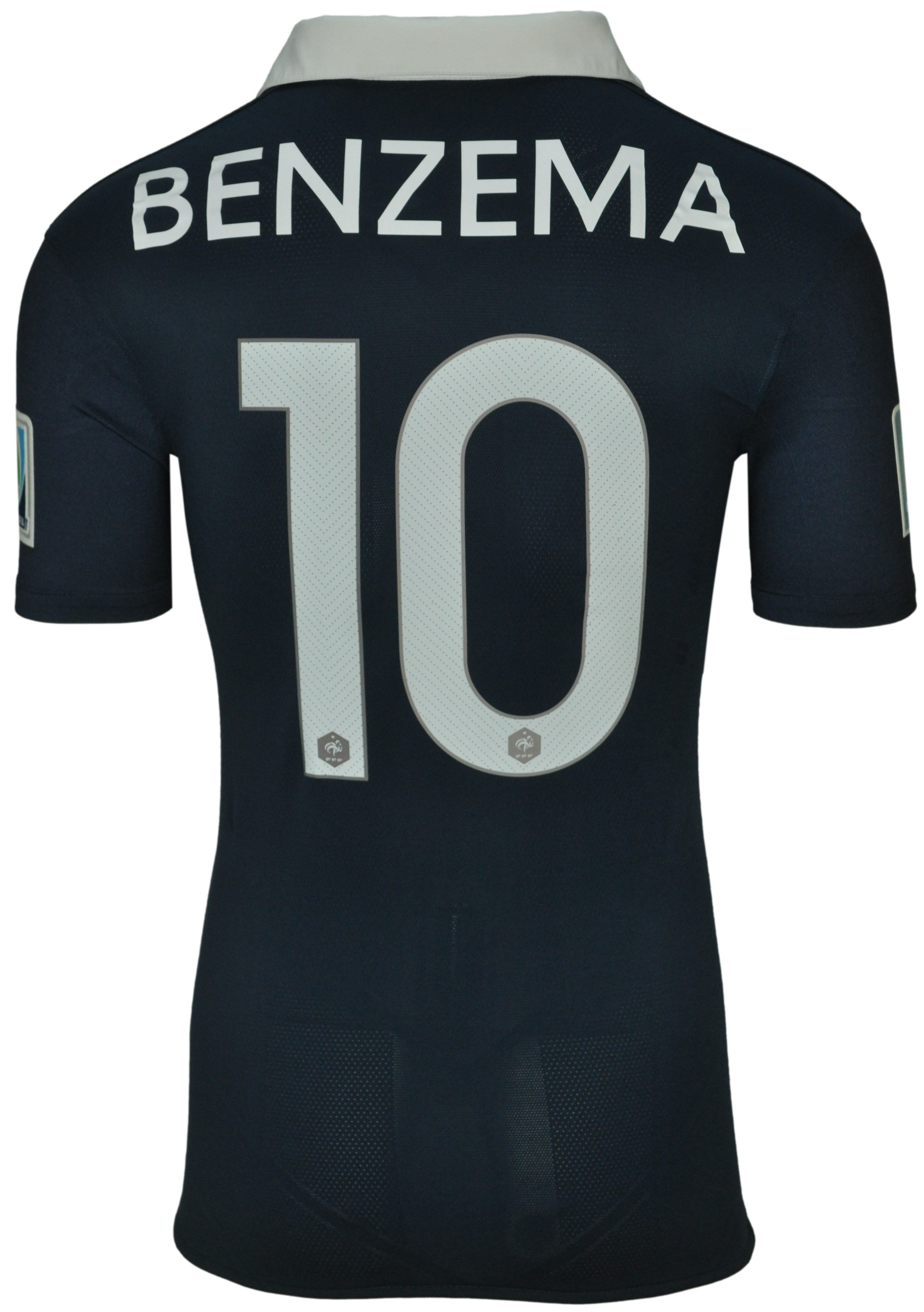 Benzema's Match Shirt, France-Honduras 2014 - CharityStars