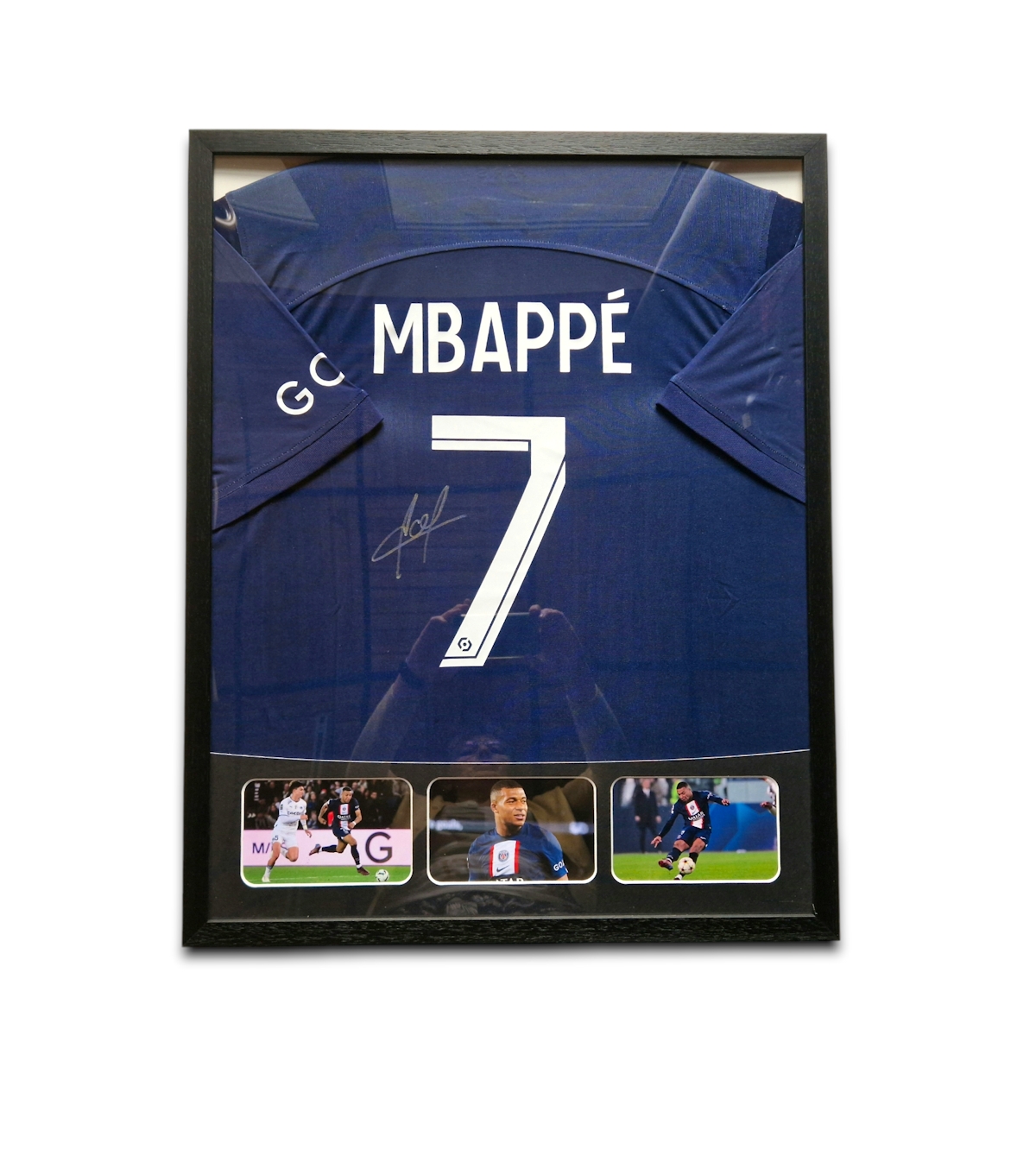 Messi's PSG Signed and Framed Shirt - CharityStars