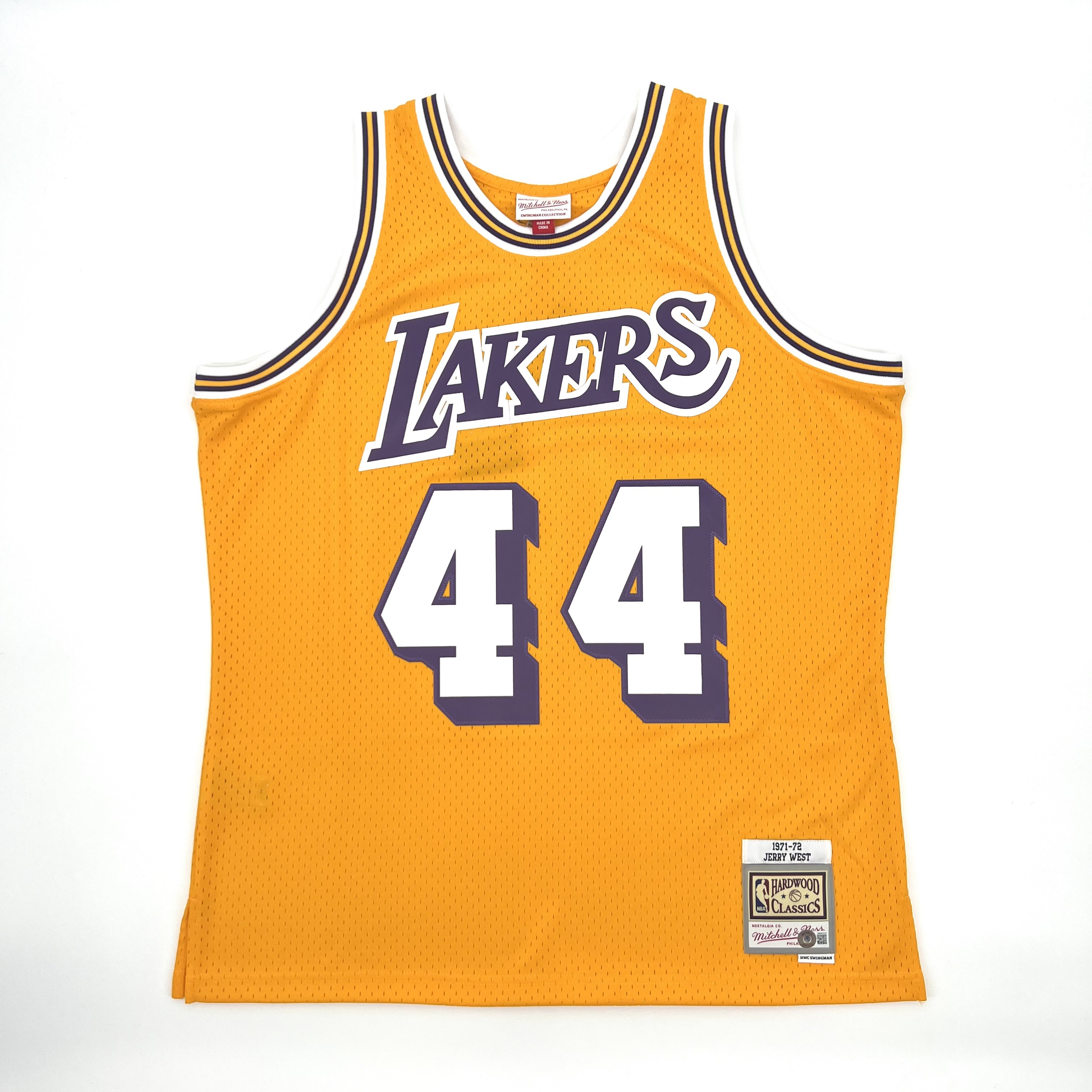 Kobe Bryant Los Angeles Lakers Autographed Gold Swingman Jersey