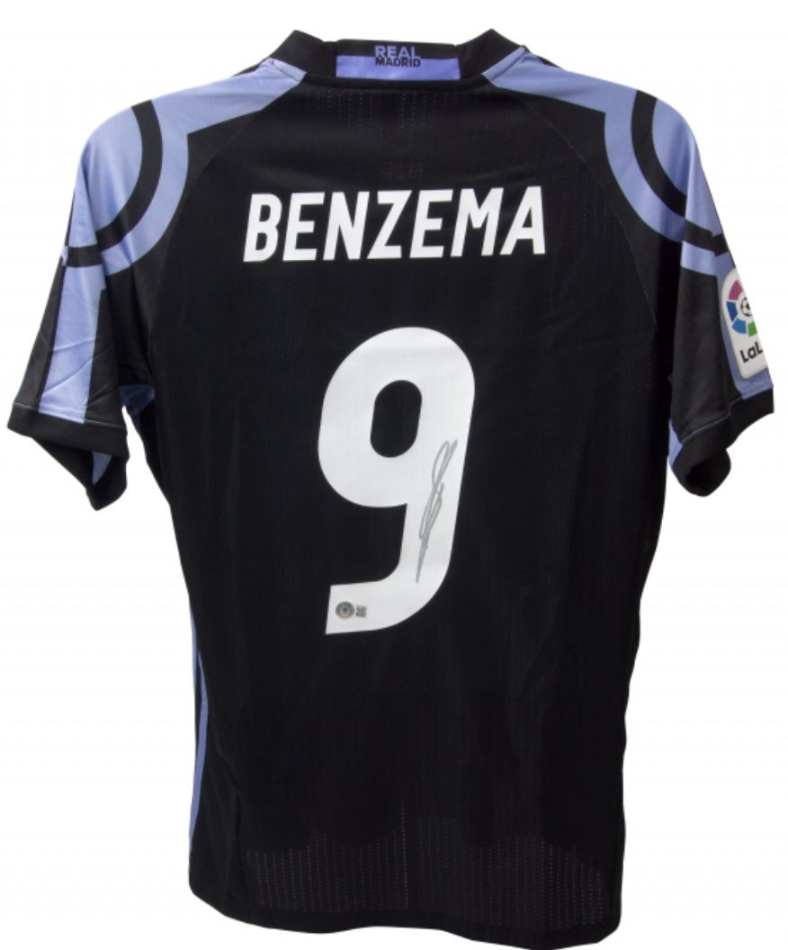 Karim Benzema Signed Real Madrid Home Shirt - CharityStars