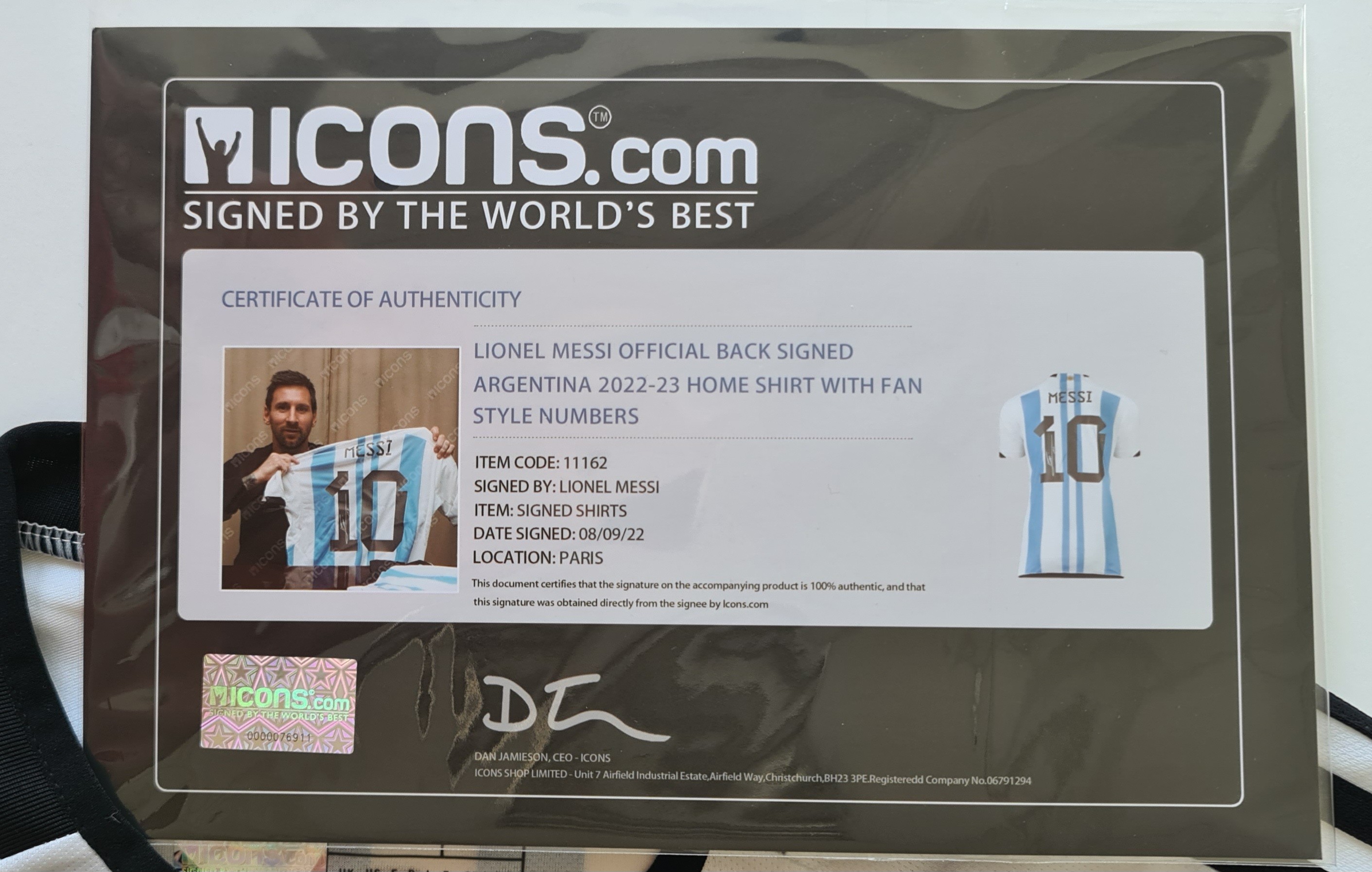 Lionel Messi Signed Official Argentina National Team Shirt, 2022 -  CharityStars