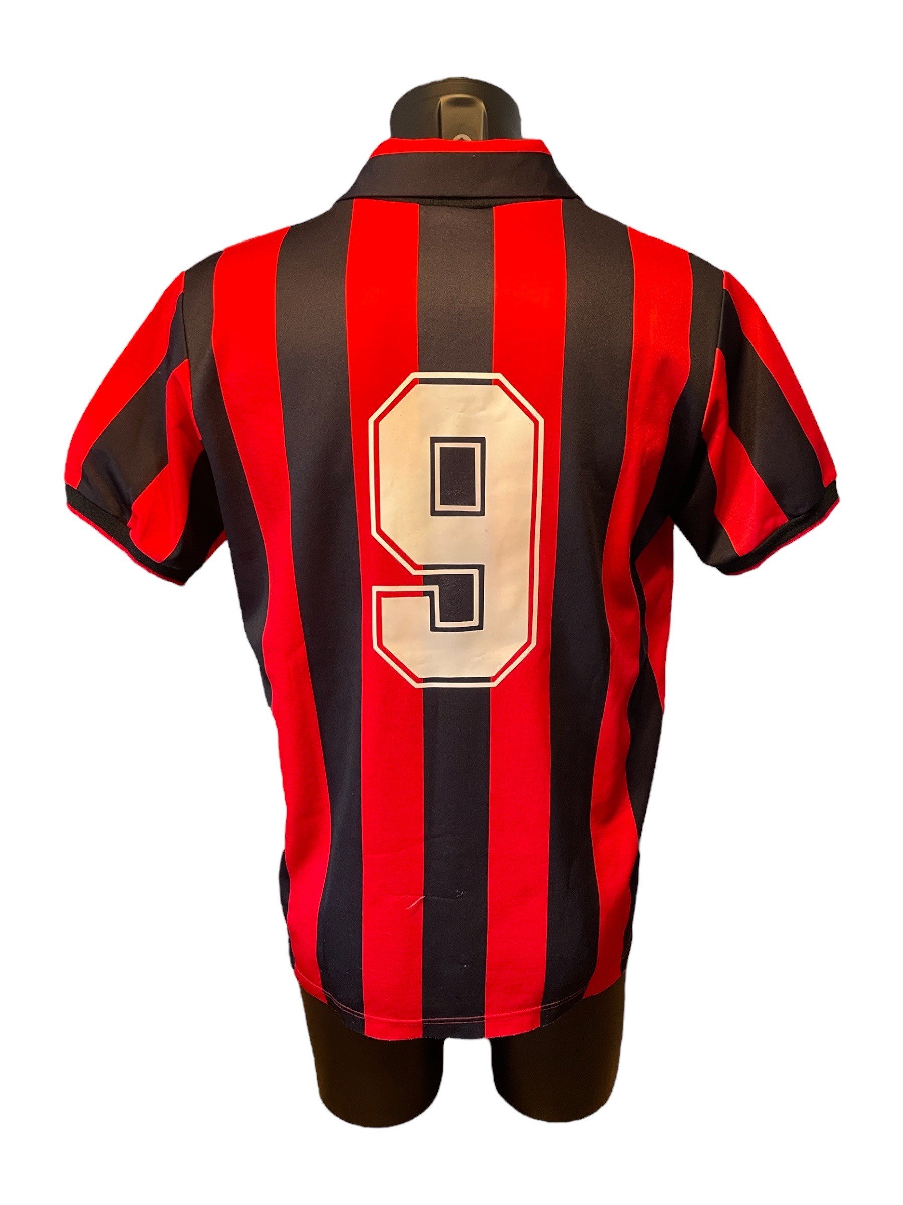 Marco van Basten's AC Milan 1990/91 Match Shirt - CharityStars