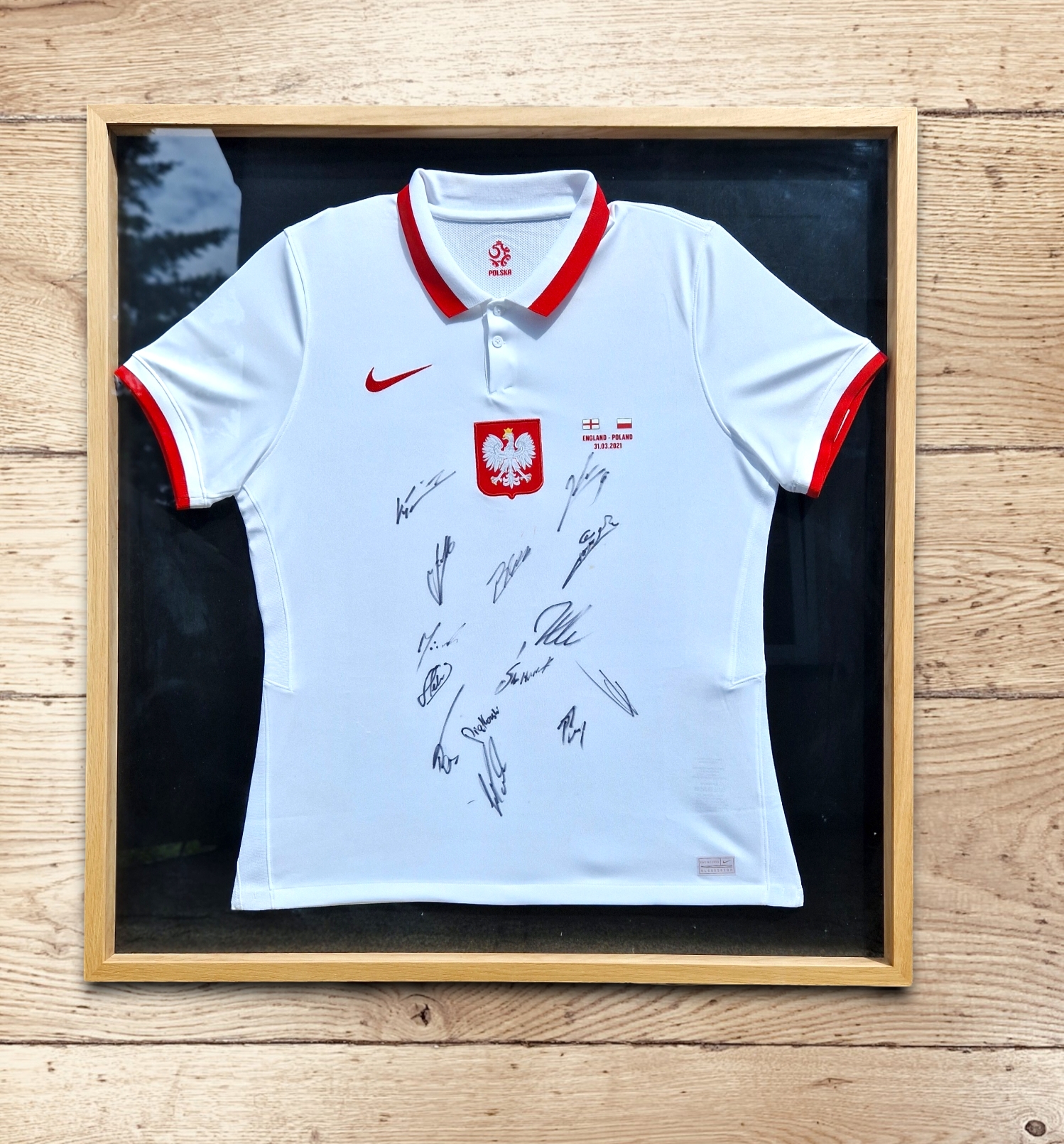 Squad Signed Framed Shirt