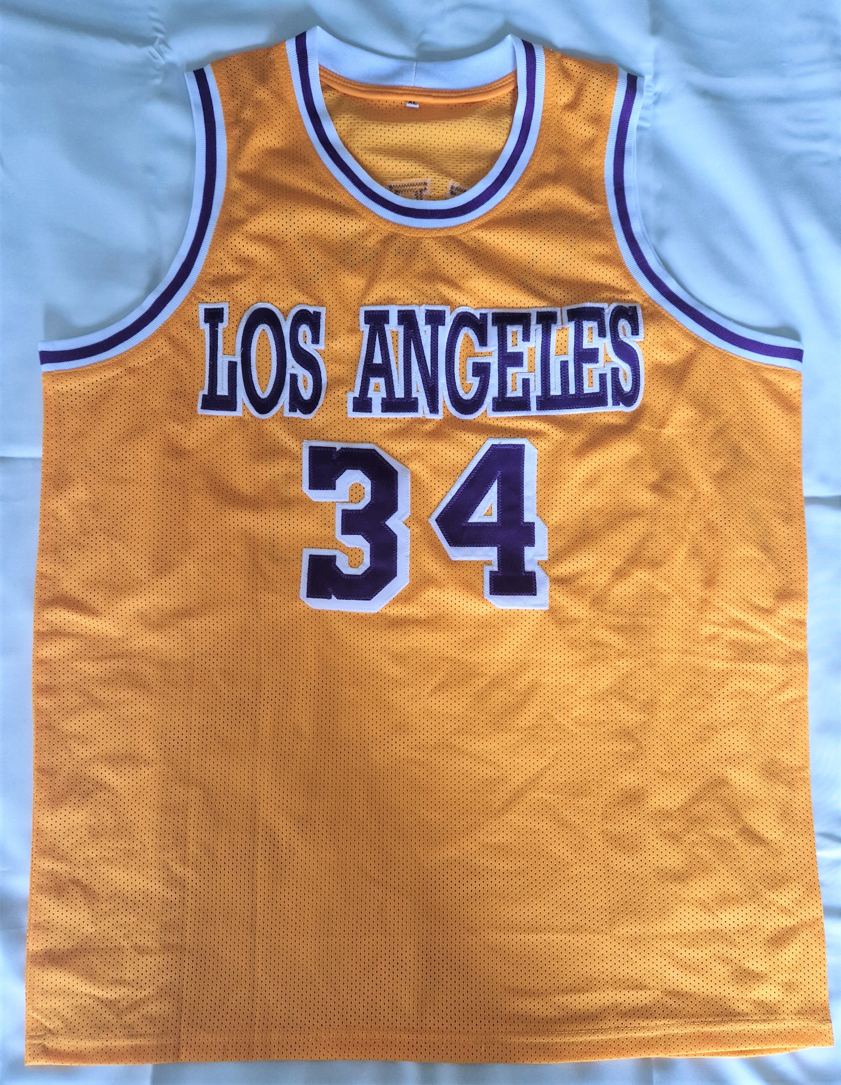 Shaquille O'Neal's Official LA Lakers Signed Jersey - CharityStars