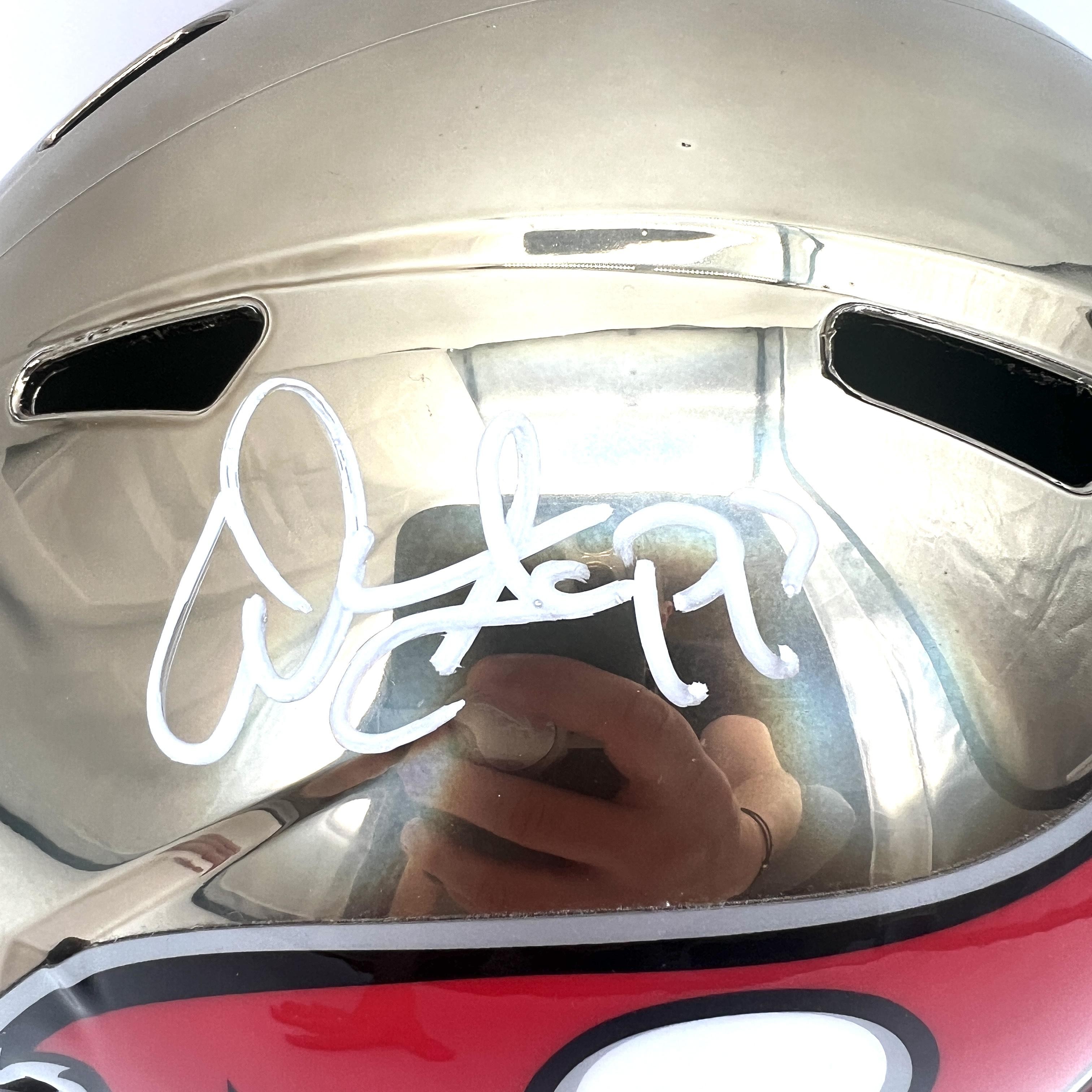 Aaron Rodgers Signed Helmet with Inscription - CharityStars