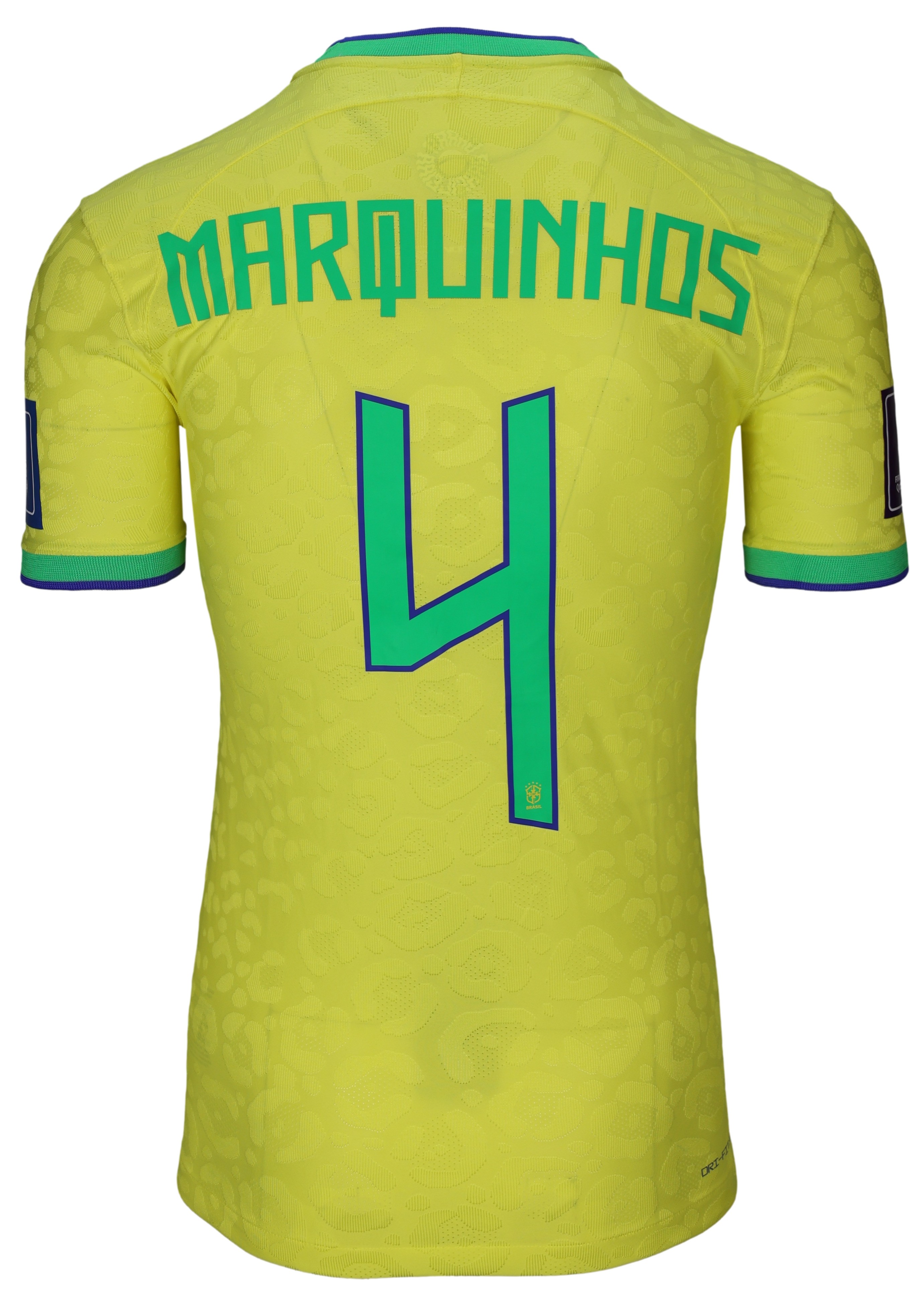 Alisson 's Brazil Match Shirt, World Cup Qualifiers 2022 - CharityStars