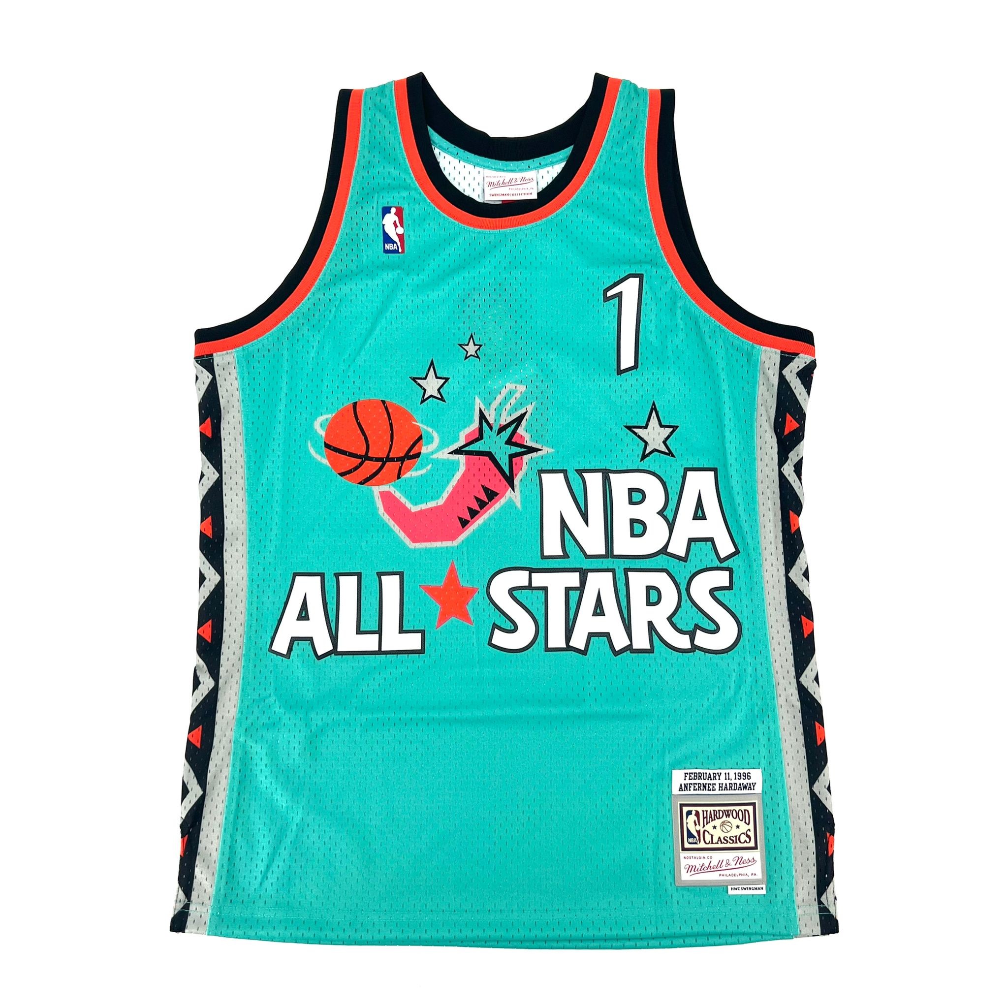 Shawn Kemp Signed Mitchell&Ness 1996 NBA All-Star Game Shirt - CharityStars
