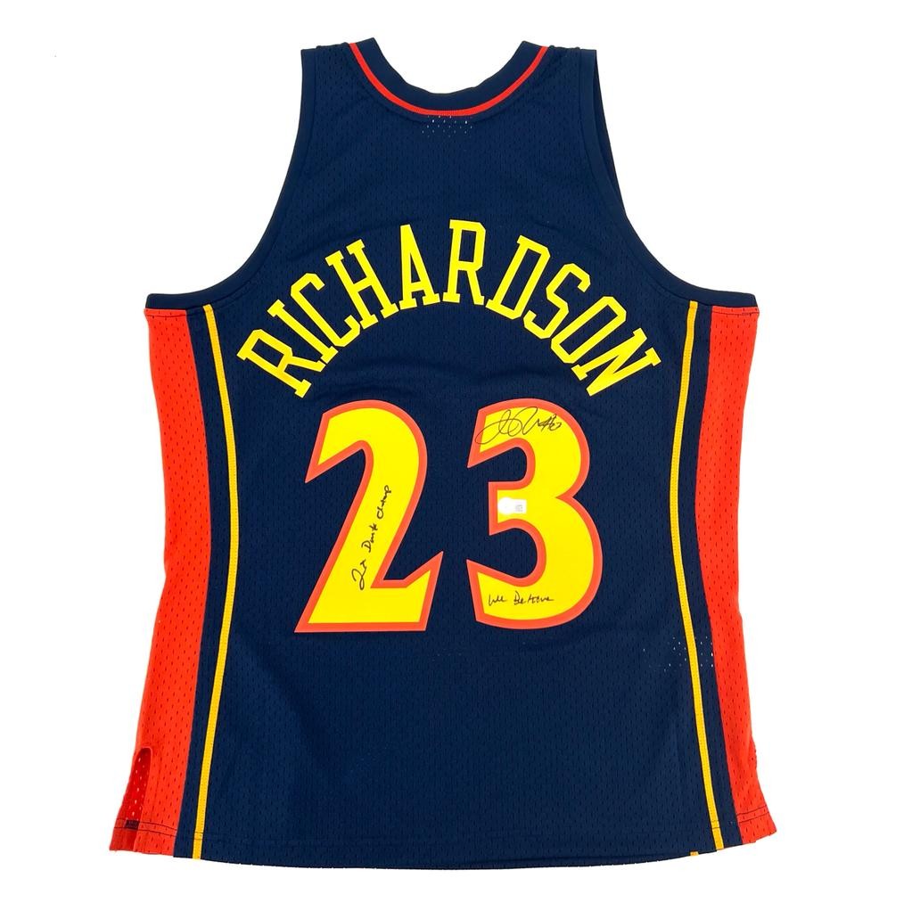 Stephen Curry and Jason Richardson Signed Mitchell&Ness Golden State  Warriors Jerseys - CharityStars