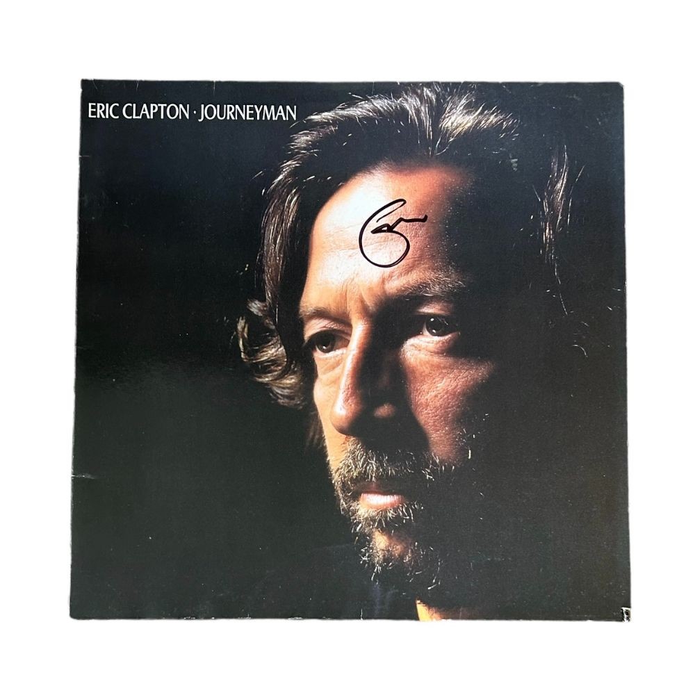 Eric Clapton Signed 'Journeyman' Vinyl LP - CharityStars