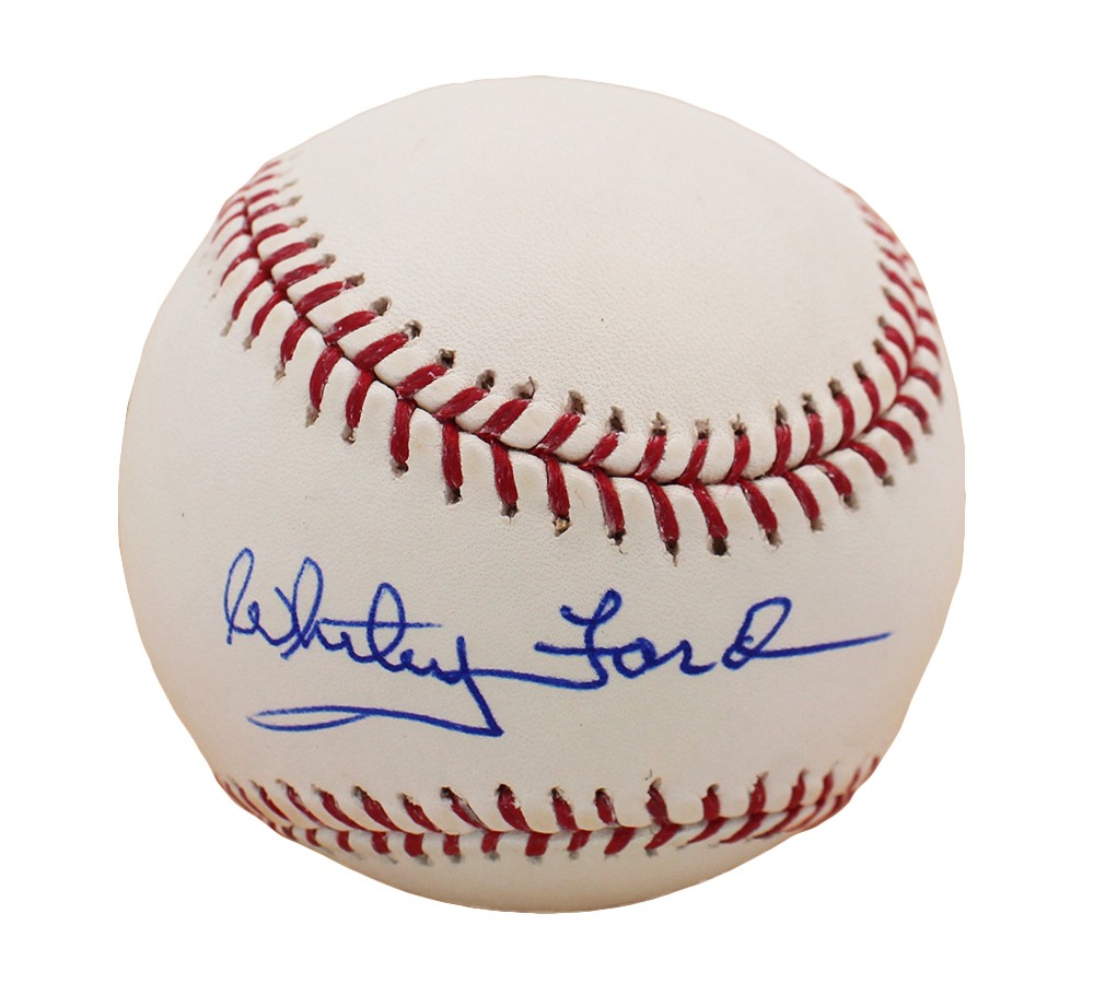 Whitey Ford Signed New York Yankees Official Major League Baseball