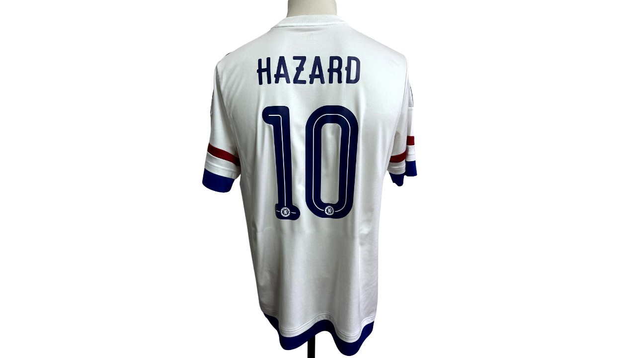 Hazard Official Chelsea Shirt, 2015/16 - CharityStars