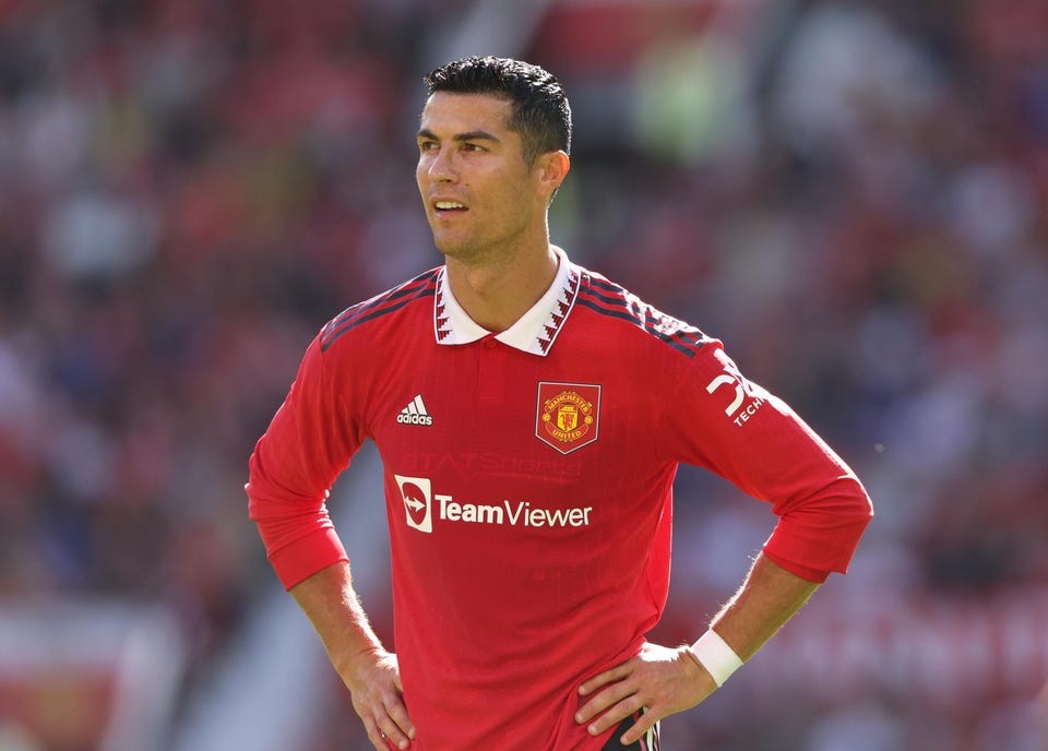 Ronaldo's Worn Shirt, Manchester United-Aston Villa 2021 - CharityStars