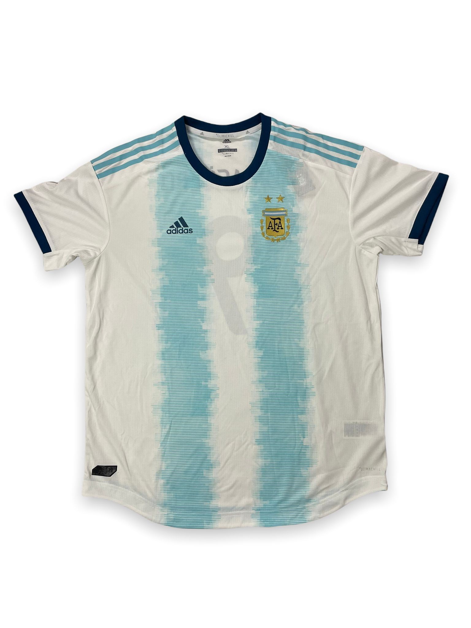 Sergio Aguero Argentina National Team Autographed Adidas Jersey