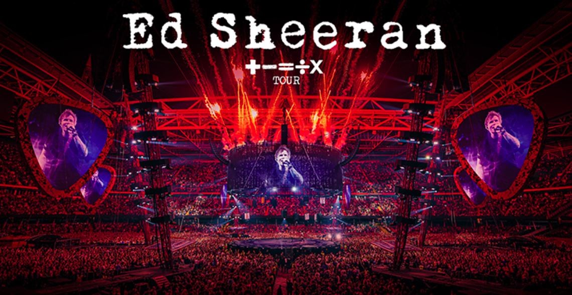 See Ed Sheeran in Las Vegas with Two 100 Level Tickets and Hotel Stay