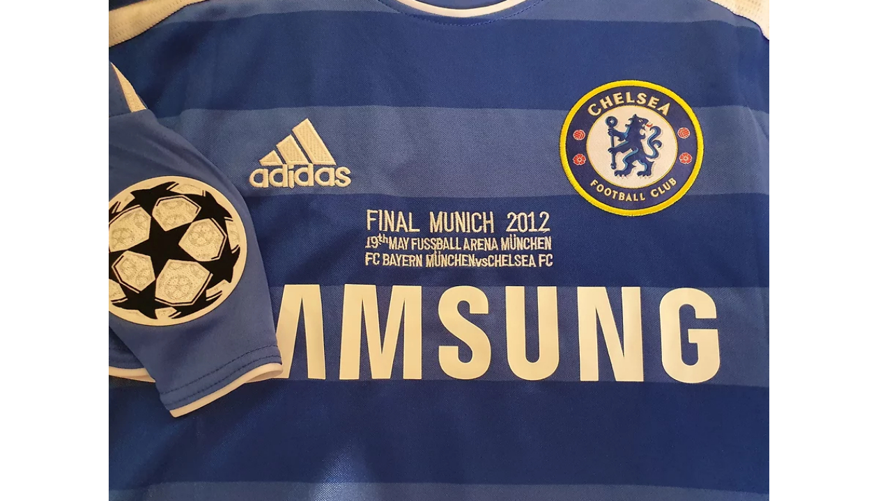 FC Chelsea 2012 Champions League final jersey shirt