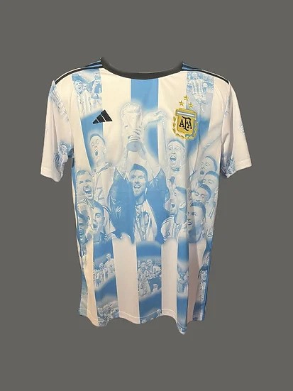 Argentina Cristian Romero Home Jersey 2022 World Cup Kit