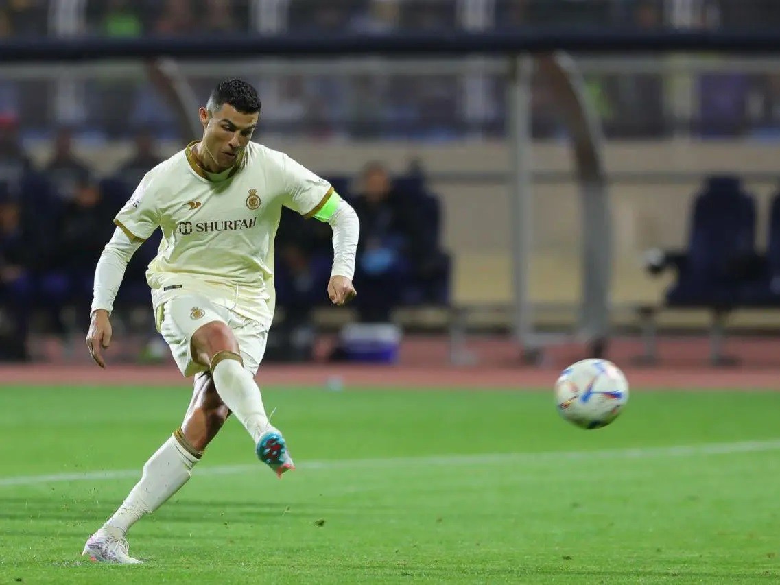 Ronaldo's Al Nassr Match-Issued Shirt, 2022/23