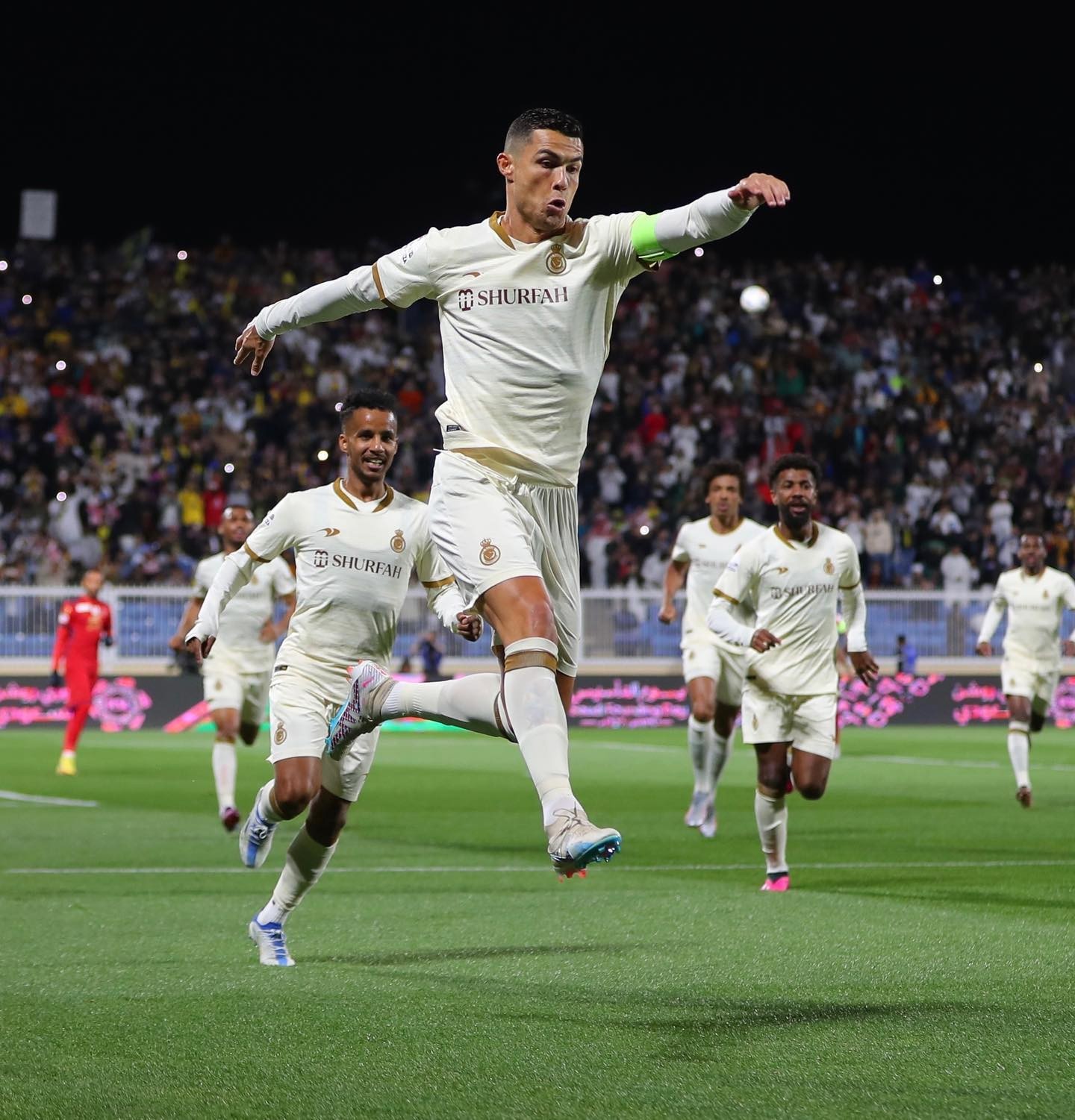 Ronaldo's Al Nassr Match-Issued Shirt, 2022/23