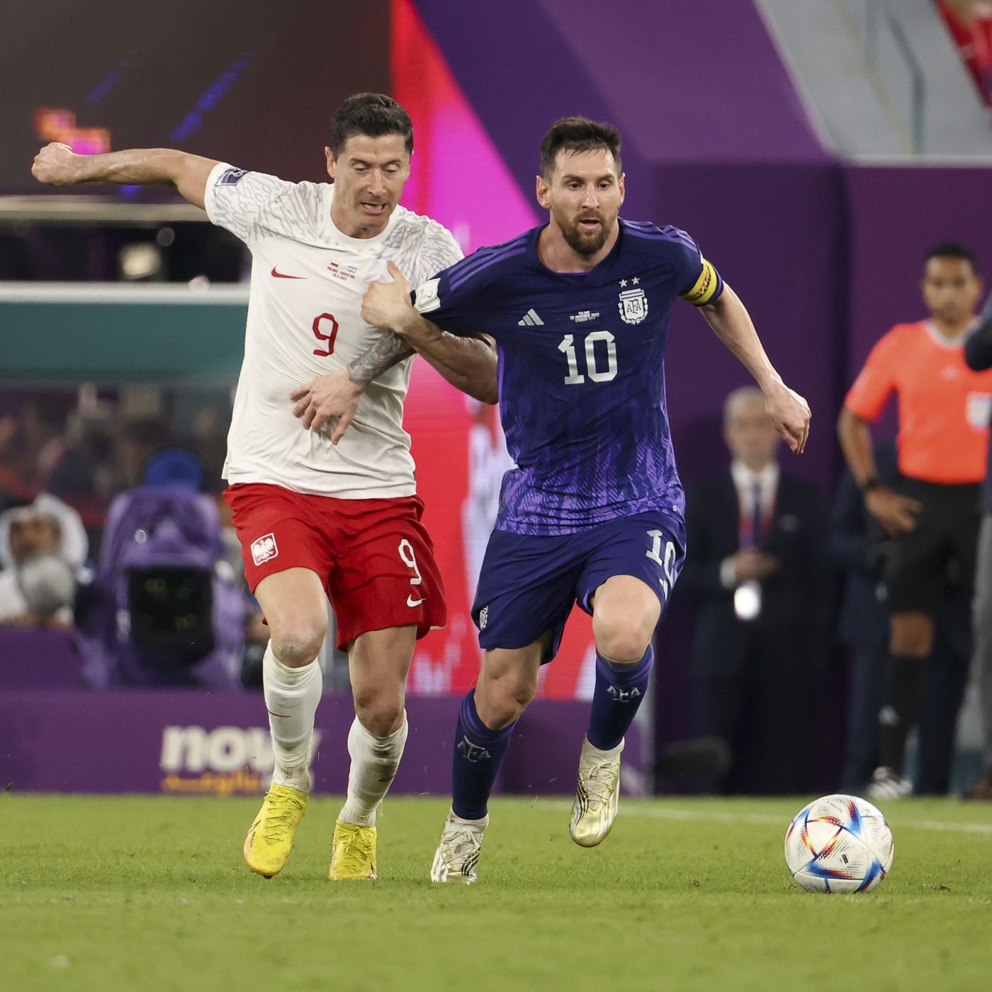 Messi's Match Shirt, Poland-Argentina WC Qatar 2022 - CharityStars