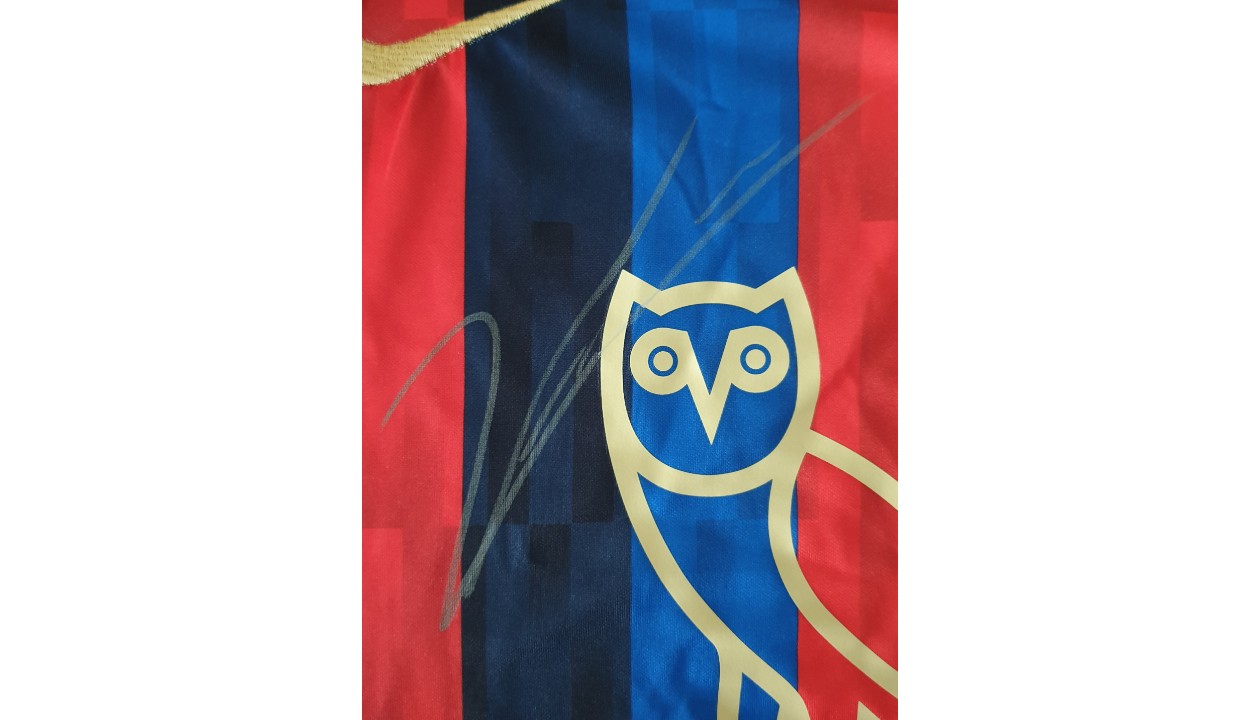 Barcelona Official Shirt, Drake Edition 2022/23 - Signed by Lewandowski -  CharityStars