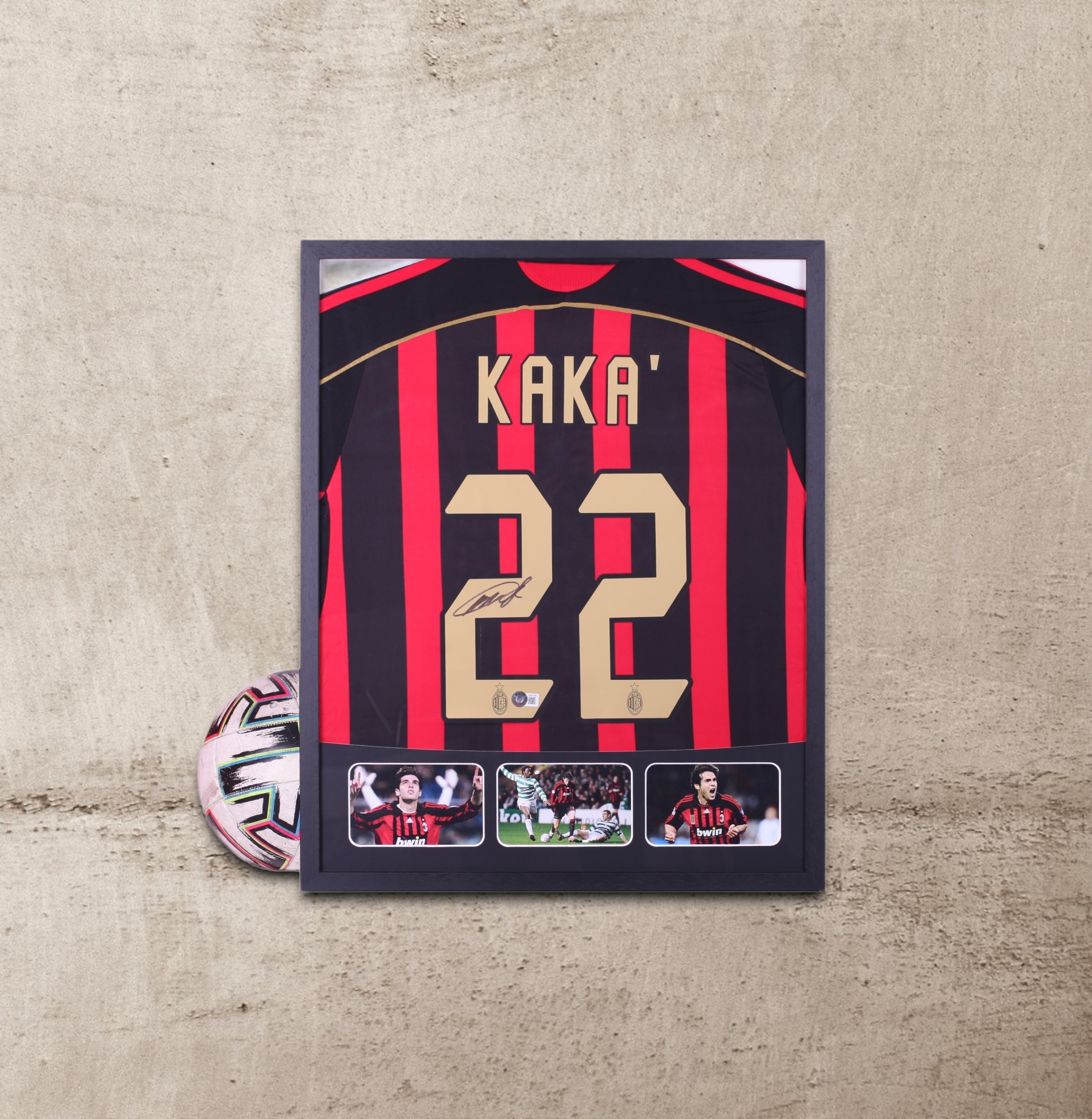 Kaka's Match Shirt, AC Milan vs Atalanta 2014 - CharityStars