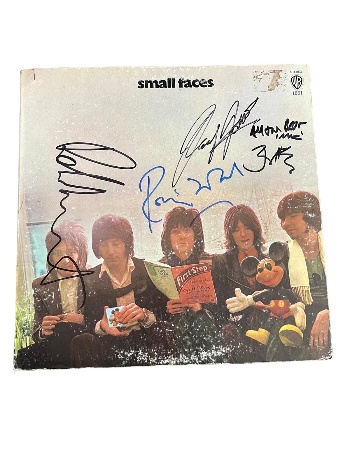 Small Faces Signed First Step Vinyl LP - CharityStars