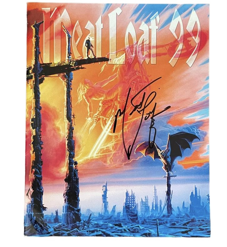 Meat Loaf Signed Tour Programme CharityStars