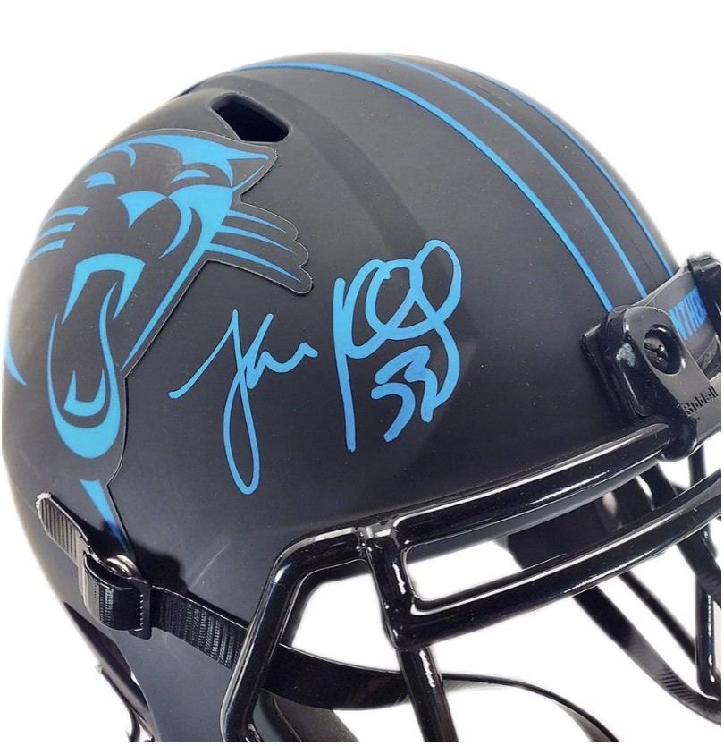 Luuuuke with a black helmet : r/panthers