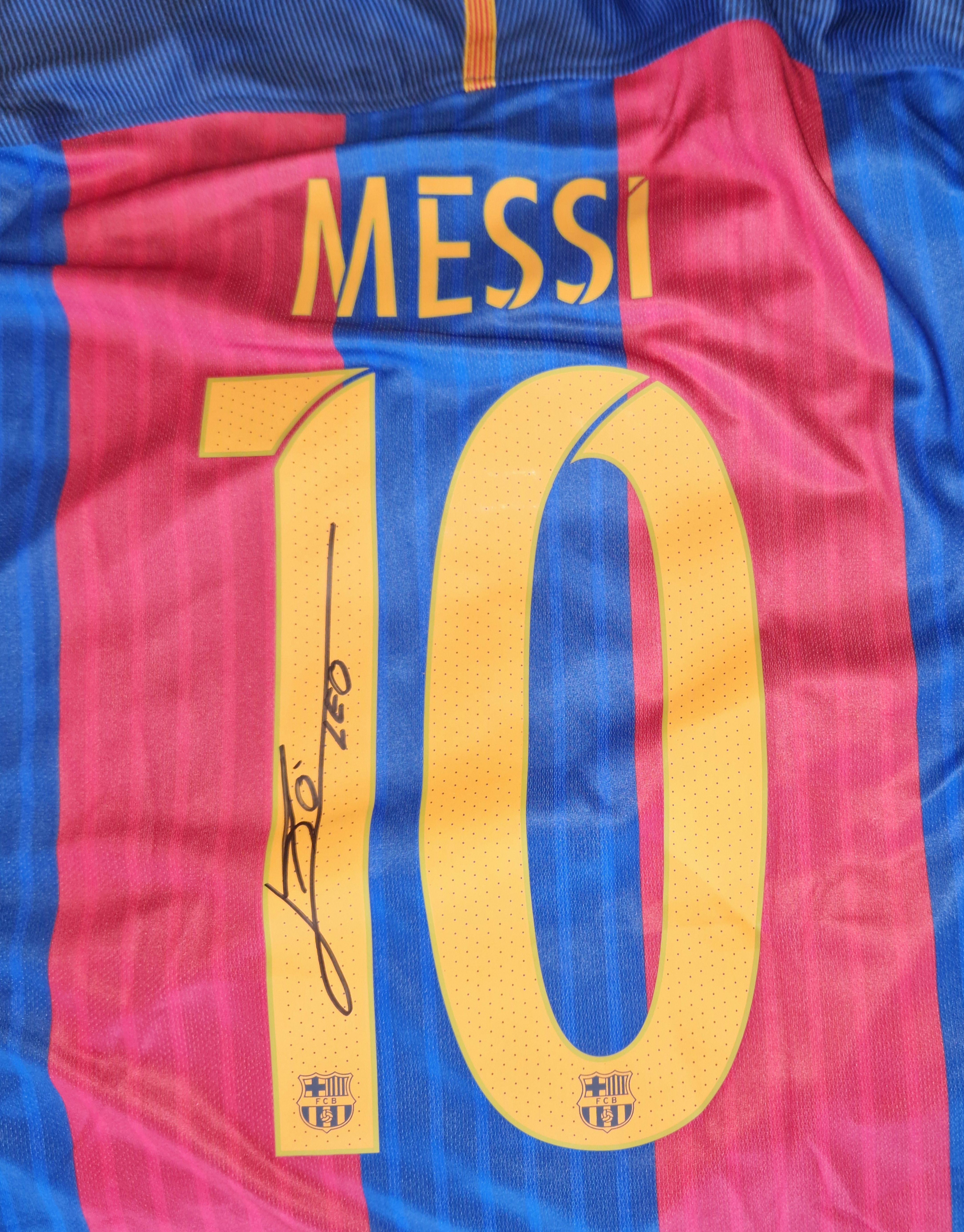 Messi's Official Argentina Signed Shirt, 2006 - CharityStars