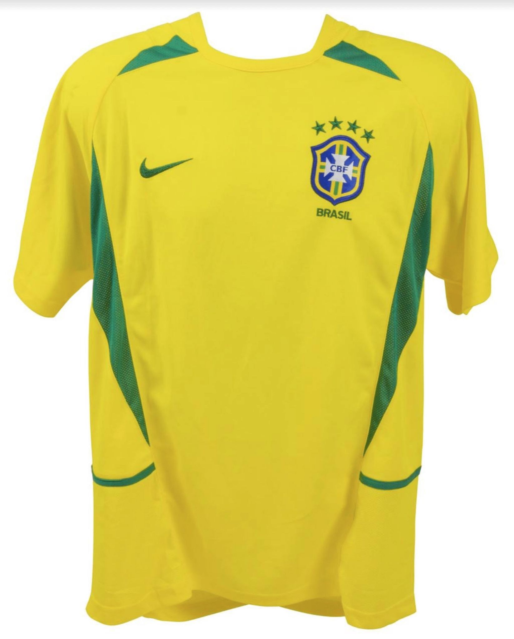 Ronaldinho Official Brazil Shirt, 2002 - Signed by Pelé, Ronaldo ...