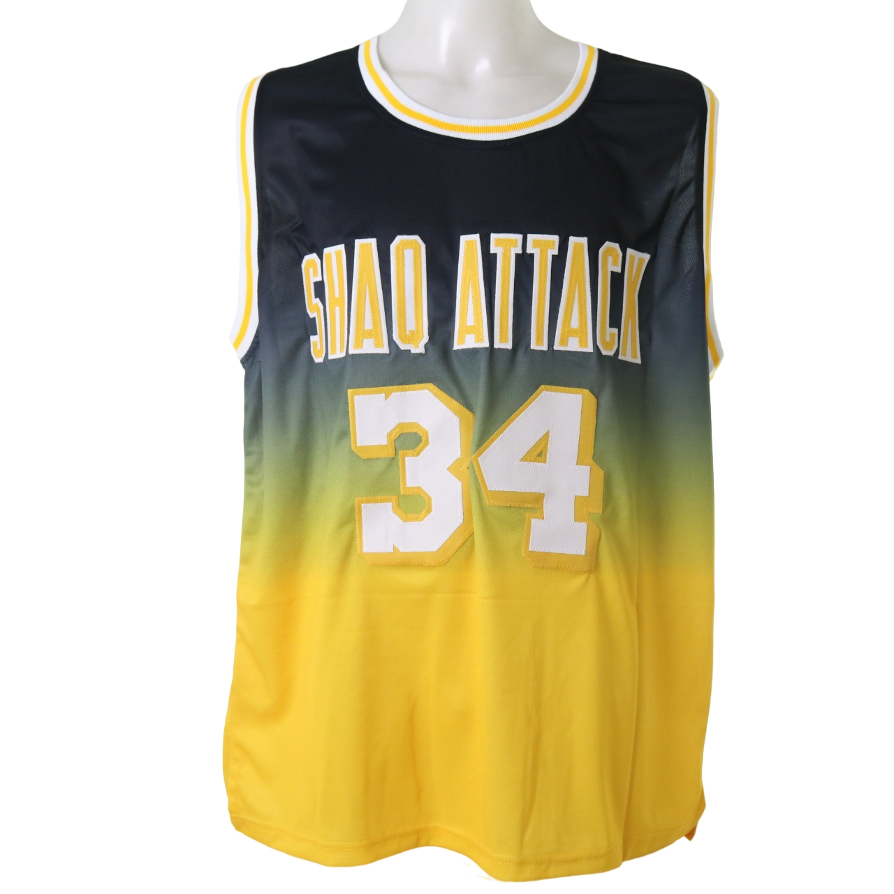 Shaquille O’Neal Signed Gold Stat Jersey - CharityStars